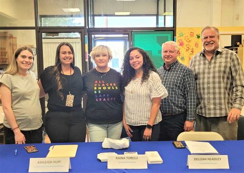 From left: Miranda Ashmen (Vineland Municipal Alliance); Ashleigh Huff (Cumberland County Municipal Alliance/Human Services); Raina Torelli (Peer Recovery Specialist); Delizah Headley (Southwest Council), Bill Lillis (Partnership for a Drug-Free NJ), and Chris Volker, moderator and CEO, Boys & Girls Clubs.