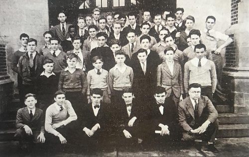 Photo from 1932, the first recorded Vineland High Future Farmers of America.