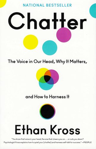 Neuroscientist, experimental psychologist Ethan Kross’s, University of Michigan, is one of the world’s leading experts on controlling the conscious mind. He specializes in regulation of emotions. His book offers insights into harnessing our negative thoughts.