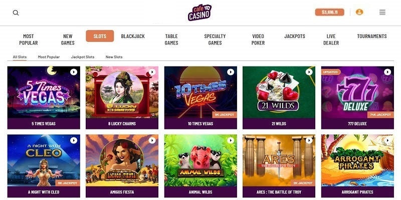 Cafe Casino with fastest Bitcoin payout times