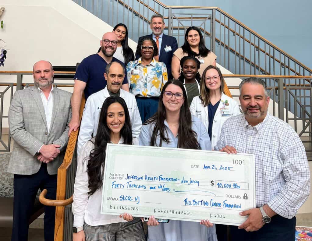 Bill Bottino Cancer Foundation Donates $40K to Jefferson Health