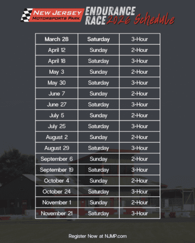 NJMP Go-Karting Endurance Race 2026 Schedule Just Announced
