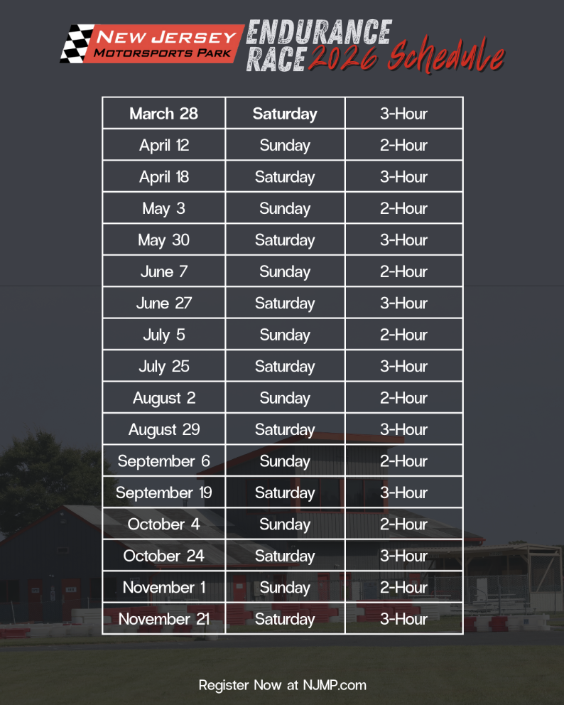 NJMP Go-Karting Endurance Race 2026 Schedule Just Announced